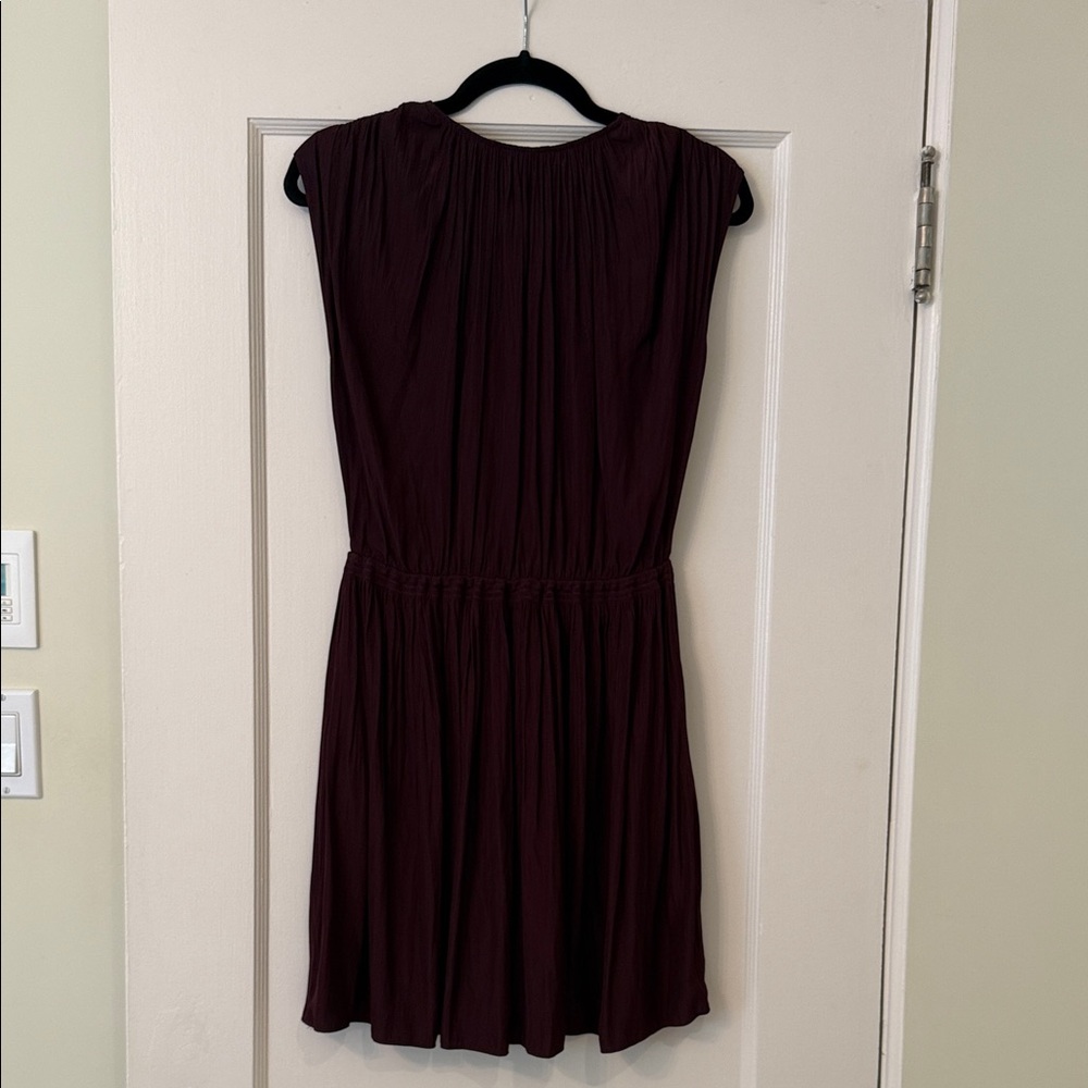 Aritzia Wilfred Burgundy Mini Dress - Picture 3 of 3
